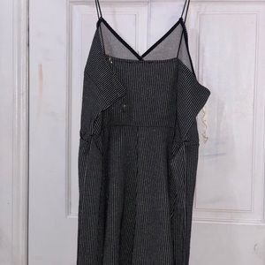 Black & Grey Sparkly Romper